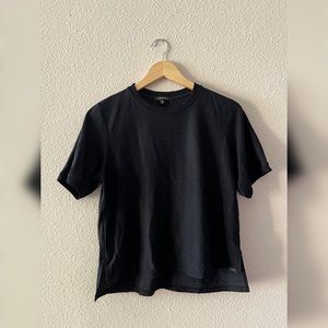 Koral textured mesh cropped tee